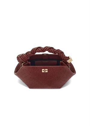 Bou mini Ostrich bag Brick Red C2100009 Ganni 